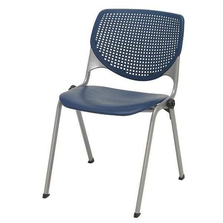 Kfi Poly Stack Chair, w/Perforated Back 2300-P03