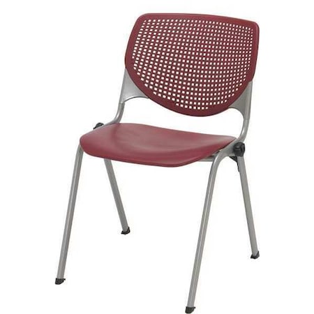 Kfi Poly Stack Chair, w/Perforated Back 2300-P07