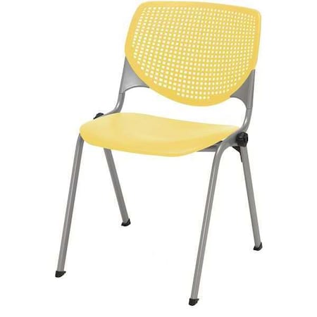 Kfi Poly Stack Chair, w/Perforated Back 2300-P12