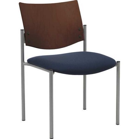 Kfi Side/Guest Chair, Armless, Wood Back 1310SL-SP28-2310