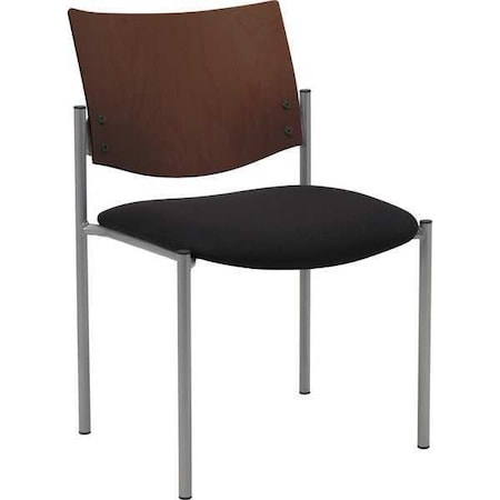 Kfi Side/Guest Chair, Armless, Wood Back 1310SL-SP28-2902