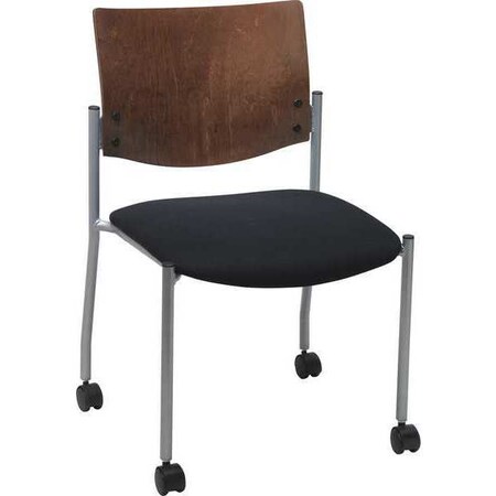 Kfi Side/Guest Chair, Armless, w/Casters CS1310SL-SP28-2902