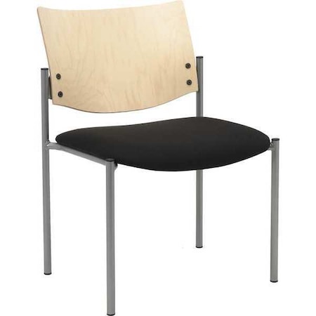 Kfi Side/Guest Chair, Armless, Wood Back 1310SL-SP22-2902