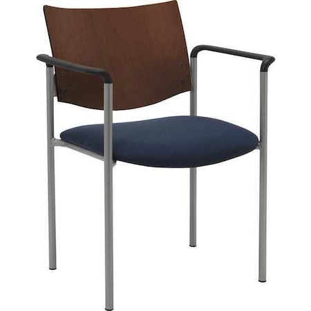 Kfi Side/Guest Chair, w/Arms, Wood Back 1311SL-SP28-2310