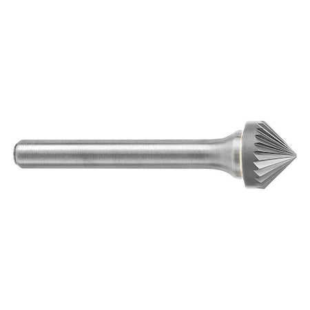 Sgspro Carbide Bur, 3/8" dia., 1/4" Shank, SK3 14950