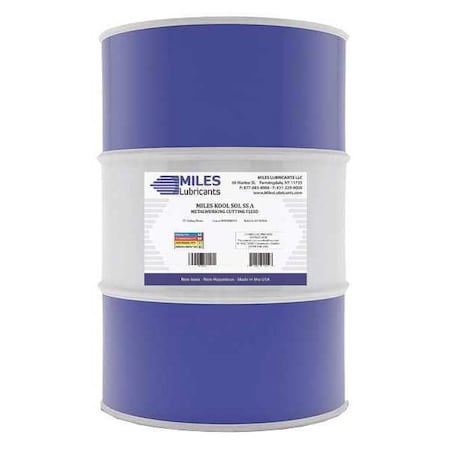 Miles Lubricants SemiSynthetic Cutting Fluid, 55 gal., Drum MM2000301