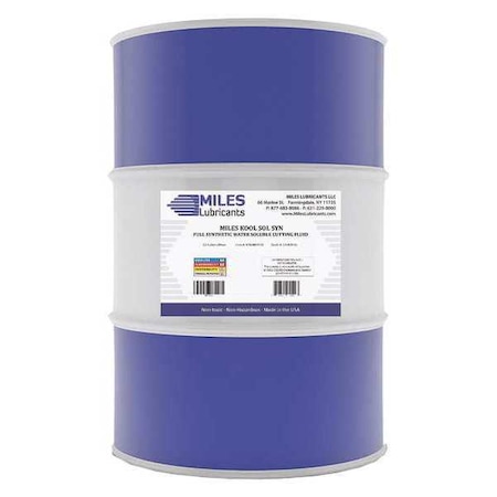 Miles Lubricants Full Synthetic Cutting Fluid, 55 gal. MM2001001