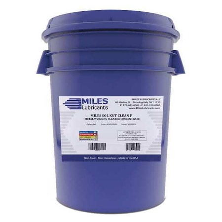 Miles Lubricants Metal Working Cleaner, Concentrate, 5 gal. MM2000203