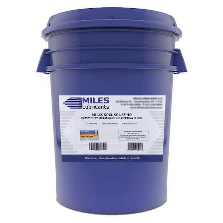 Miles Lubricants SemiSynthetic Cutting Fluid, 5 gal., Pail MM2000403