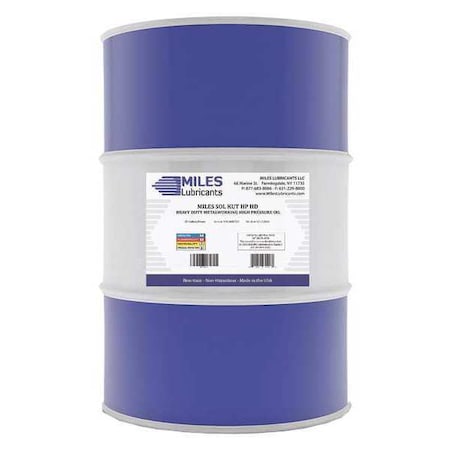 Miles Lubricants Water Soluble Cutting Fluid, 55 gal., Drum MM2000701