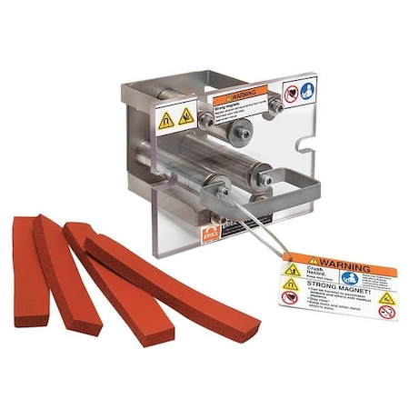 Eriez Drawer Magnets, Rare Earth, 150 F, 4" Lx4"W 138938P