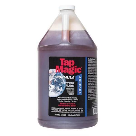 TAP MAGIC Cutting Fluid, Aqueous, 1 gal. Bottle 50128Q