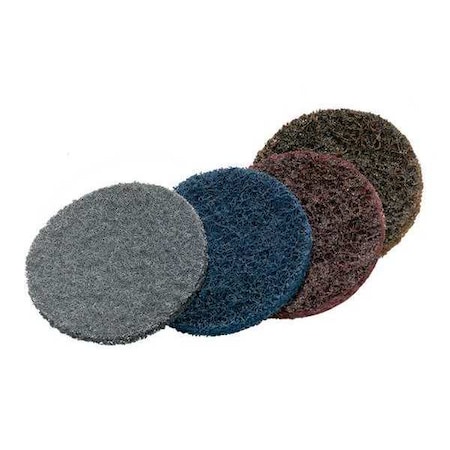 SUPERIOR ABRASIVES Conditioning Disc, A/O Med, 4.5", Hook/Loop A018344