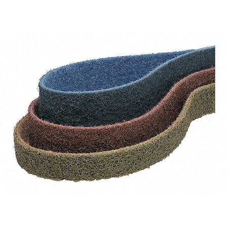 Superior Abrasives Sanding Belt, 3/4" W, 20-1/2" L, Surface Conditioning, Aluminum Oxide, Very Fine A019233