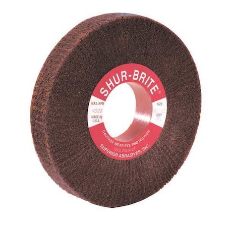 Superior Abrasives Satin Flap Brush, A/O Fine, HD, 6x2x2 A008658
