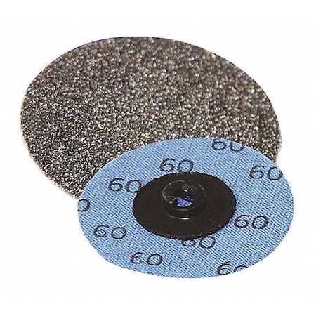 Superior Abrasives Coated QC Disc, S/C, 2", Type S, Grit 80 A014936