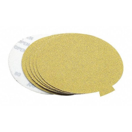 Superior Abrasives Coated PSA Gold Disc, AO, 6", Grit 100 A007185