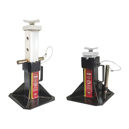Ame Jack Stands, Heavy Duty, Adj Top, 22T, PR 14405