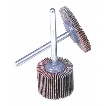 Superior Abrasives Flap Wheel, 3/8x3/8x1/8, A/O, Grit 180 A006640