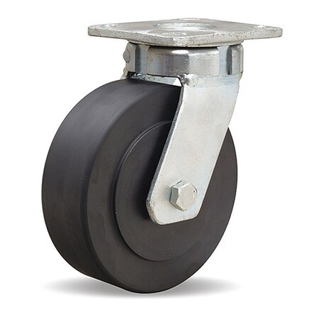 Hamilton Standard Duty Kingpinless Caster, 6" x 2" Nylast Wheel, 1/2" Sealed Precision Ball Bearings S-52K-6NYB
