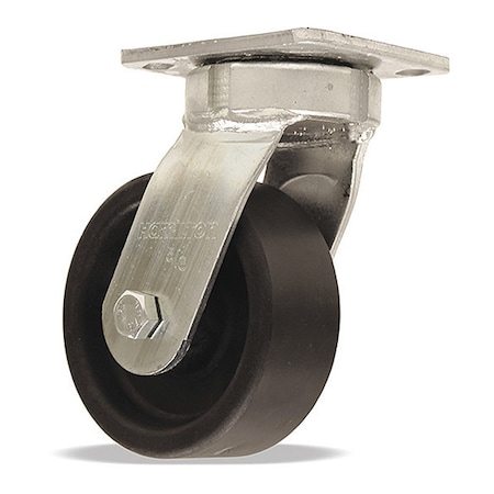 Hamilton High Heat Standard Duty Kingpinless Swivel Caster rated up to 550 Degree F, 5" x 2" Scorcher Wheel S-52HK-5HNY