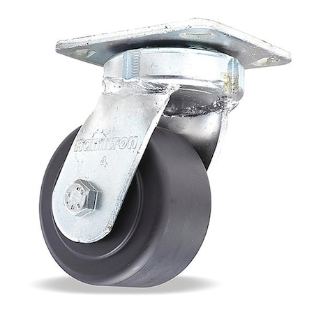 Hamilton Standard Duty Kingpinless Caster, 4" x 2" Nylast Wheel, 1/2" Sealed Precision Ball Bearings S-52K-4NYB
