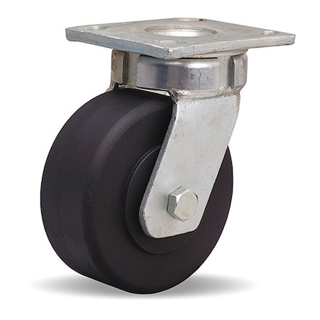 Hamilton Standard Duty Kingpinless Caster, 5" x 2" Nylast Wheel, 1/2" Sealed Precision Ball Bearings S-52K-5NYB