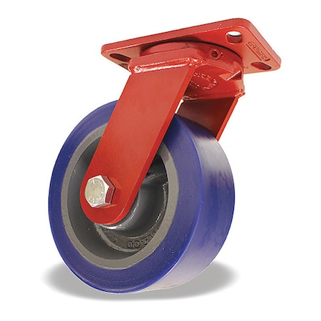 Hamilton Spinfinity Maintenance-Free Kingpinless ZFFM Series Swivel Caster, 10" x 3" Ergo-Glide XT Wheel S-ZFFM-13EGB