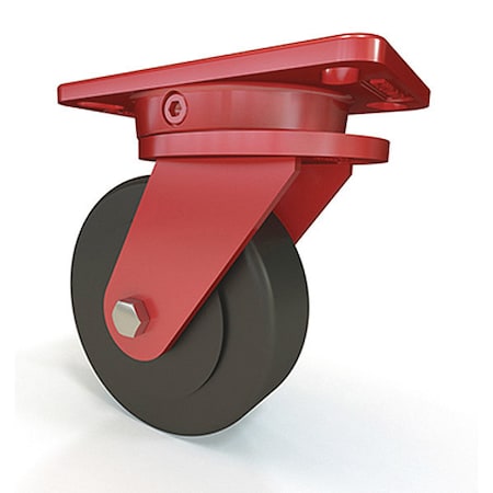 Hamilton Ergo-X2 Swivel Caster, 6"X2" Nylast High Performance Cast Nylon Wheel S-ERGO-6NYB