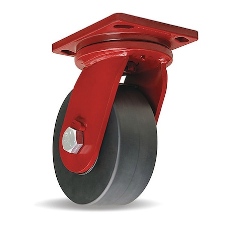 Hamilton Enhanced Precision Super Duty Swivel Caster, 12" x 4" Nylast High Performance Cast Nylon Wheel S-EPSD-124NYB