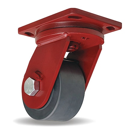 Hamilton Enhanced Precision Super Duty Swivel Caster, 6" x 3" Nylast High Performance Cast Nylon Wheel S-EPSD-63NYB