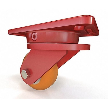Hamilton Ergo-X2 Swivel Caster, 4" x 2" Ergo-Tech (87A) on Aluminum, 1/2" Sealed Precision Ball Bearings S-ERGO-42EMB