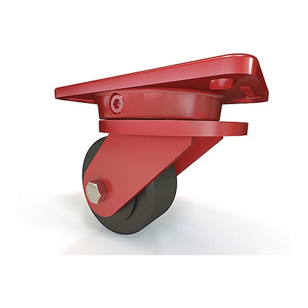 Hamilton Ergo-X2 Swivel Caster, 4"X2" Nylast High Performance Cast Nylon Wheel S-ERGO-4NYB