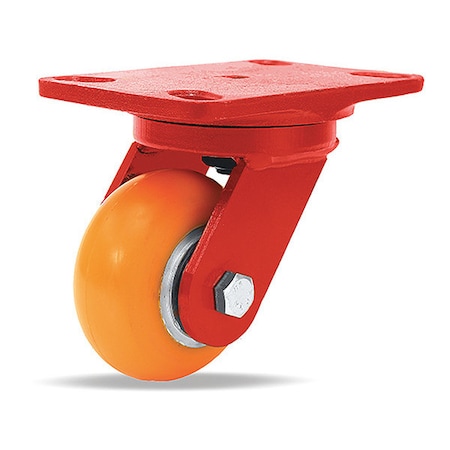 Hamilton Heavy Service Swivel Caster, 4" x 2" Ergo-Tech on Aluminum, 1/2" Sealed Precision Ball Bearings S-HS-42EMB