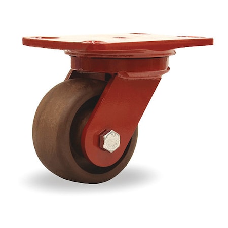 Hamilton High Heat HSK Inferno Series Swivel Caster rated up to 550-deg, F, High Heat Grease S-HSK-4HNY