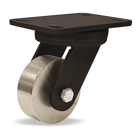 Hamilton High Heat HSK Inferno Series Swivel Caster, 4" x 2" Stainless Steel Wheel S-HSK-4HSB