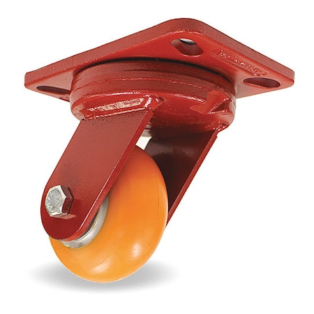 Hamilton Kingpinless Swivel Caster, 4" x 2" Ergo-Tech (87A) Wheel, 3/4" Sealed Precision Ball Bearings S-ZFHS-42EMB