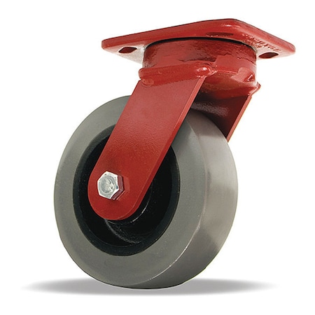 Hamilton Kingpinless Swivel Caster, 6" x 2" DuraGlide Wheel (95A), 1/2" Sealed Precision Ball Bearings S-ZFWH-6GB95