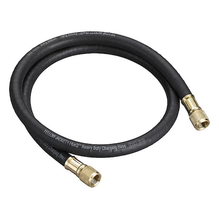 Yellow Jacket Hose, 5 ft L, Black, 600 psi, 1 Hose 15660