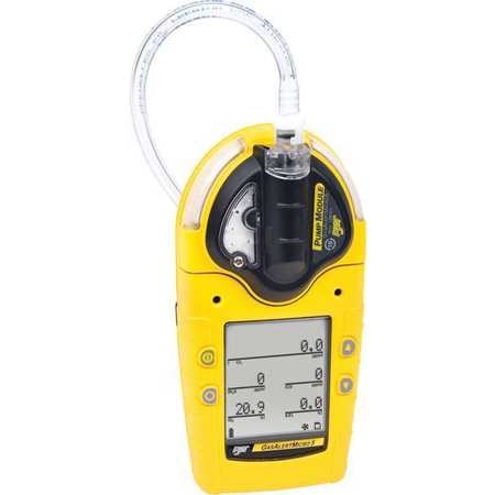 BW TECHNOLOGIES Gas Detector, 2 yr Battery Life, Yellow M5-00HS-R-P-D-Y-N-00