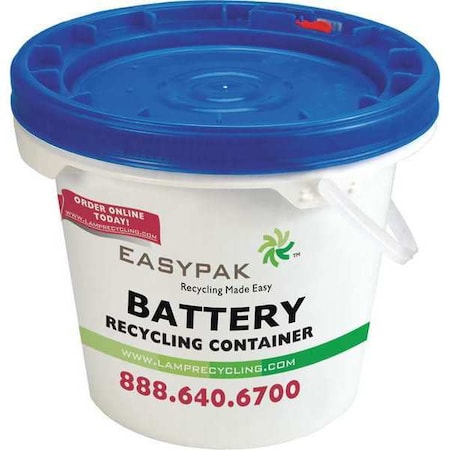Easy Pak Mini Battery Recycling Container 330-141