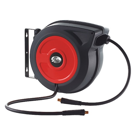Gates Air Hose Reel, Retractable, 3/8" x 50 ft. 91068