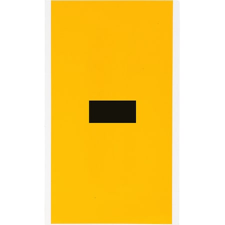Brady Numbers & Letters, Black On Yellow, 6 Inch 1570-DSH