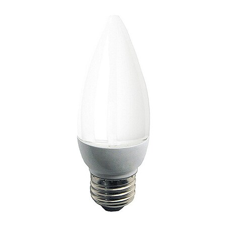Tcp LED, 7W B13, DIM, 2400K E26, Frost, Blunt Tip LED7E26B13D24KF