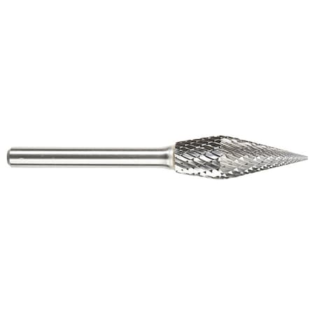 Sgspro Carbide Bur, Invert, 1/2in, O. L. 3-1/4in 15867