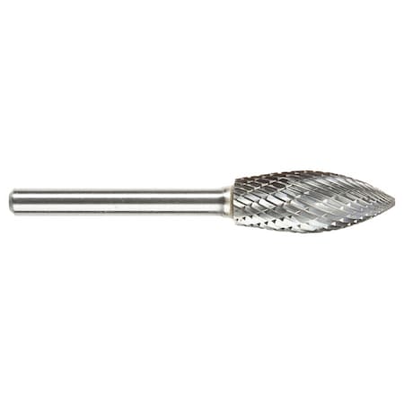 Sgspro Carbide Bur, Inverted, 1/2in, O. Length 3in 15860