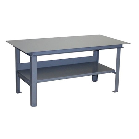 Jamco Extra Heavy Duty Tables, Steel, 72" W, 34" Height, 12,000 lb., Straight UG472GP