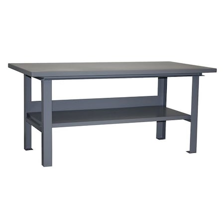 JAMCO Work Table, Steel, 72" W, 34" Height, 4000 lb., Straight WG472GP