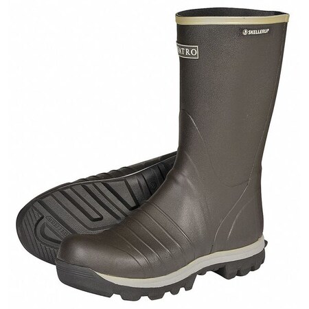 Skellerup Men's Boots, Plain Toe, 13" Height, Black, 14 FRQ614