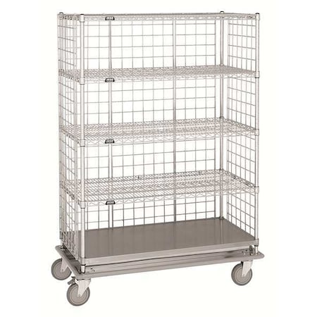 ZORO SELECT Wire Cart, 24 In. W, 60 In. L, Steel LCH-2460C